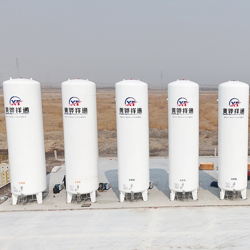 Liquid oxygen, argon, liquid nitrogen storage tank