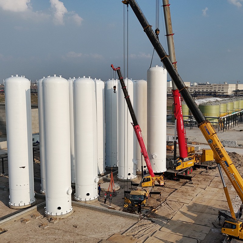 Preliminary selection and low installation process characteristics of low-temperature storage tanks