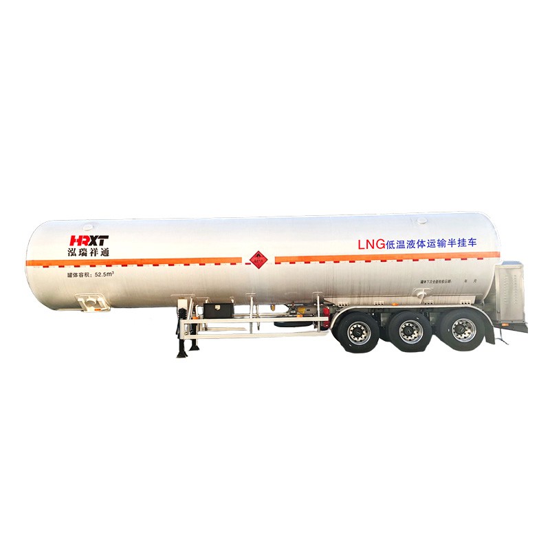 LNG Cryogenic Liquid Transport Semi-Trailer (52.5 Cubic Meters)
