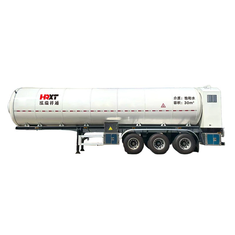 Saturated Water Tank Transport Semi-Trailer